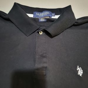 U.S Polo ASSN Luxury feel Polo Black SIze XL
